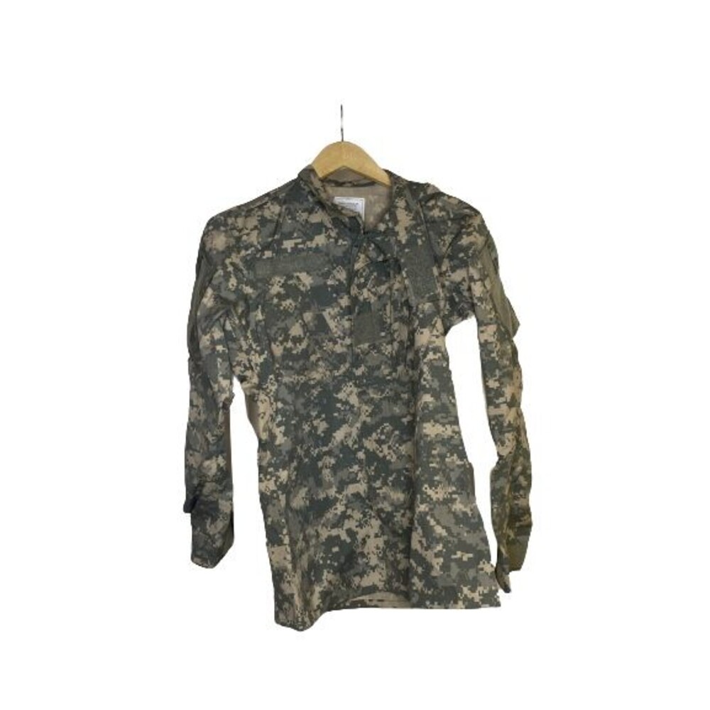 US Army Jacket Womens XS Green Tan Long Sleeve Camouflage NATO 7080/7484